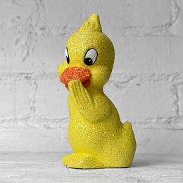 Ino Schaller Glitter Duck in Yellow