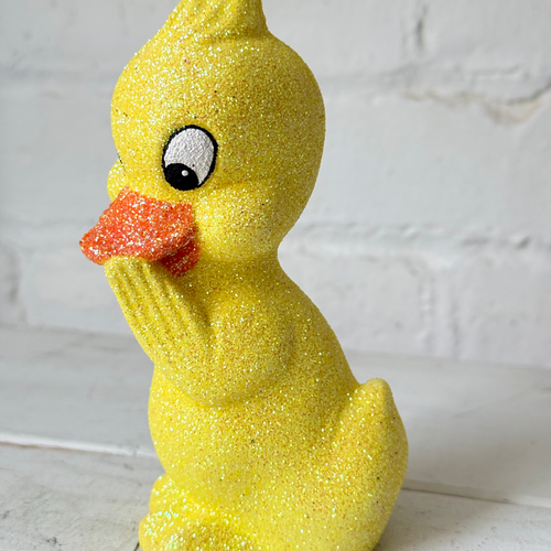 Ino Schaller Glitter Duck in Yellow