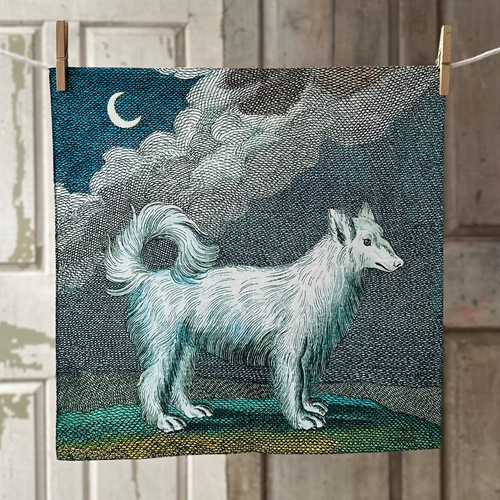 Wolf Dog Cotton Bandana