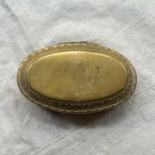 18th-century Dutch Brass Tobacco Box