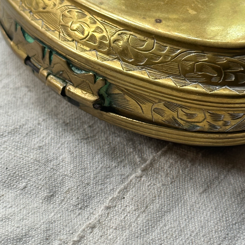18th-century Dutch Brass Tobacco Box