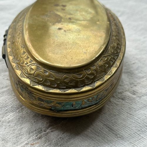 18th-century Dutch Brass Tobacco Box