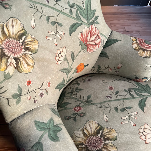 Custom Baronet Chair in Pierre Frey Le Paravent Chinois Fabric