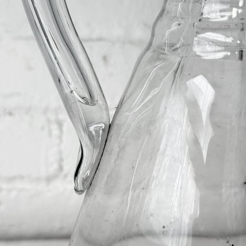 19th-century French Glass Pitcher (CD3)