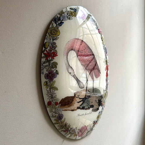 Spoonbill with Flowers (Convex)