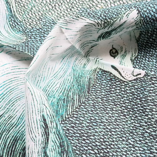 Wolf Dog Cotton Bandana