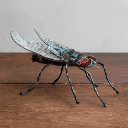 Hand-Beaded House Fly by Trovelore