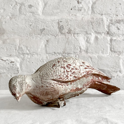 Early 20th Century French Cement Bird
