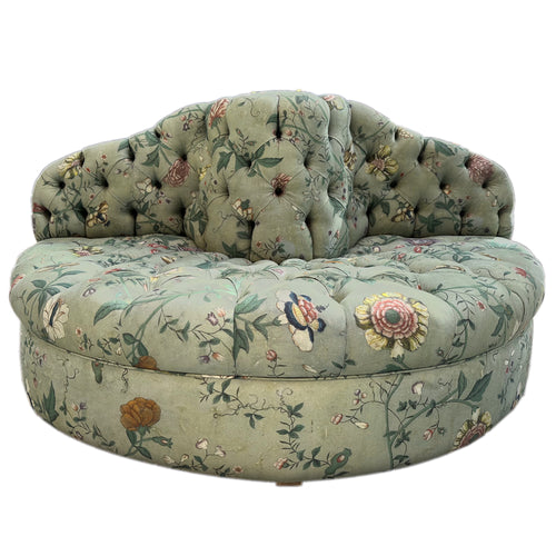 19th Century French Bourne Sofa in Pierre Frey Le Paravent Chinois Fabric