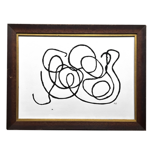 "String" in a 19th Century Antique Frame