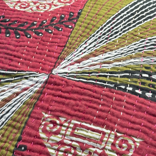 Vintage Sari Pillow (24-04)