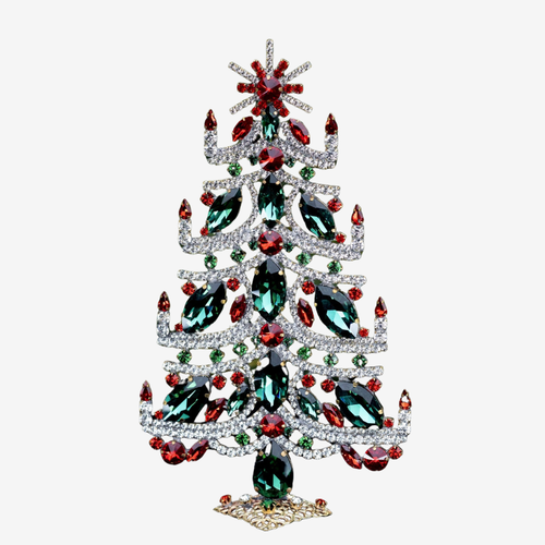 Rhinestone Crystal Bethlehem Christmas Tree