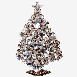 3D Rhinestone Crystal Christmas Tree in Clear