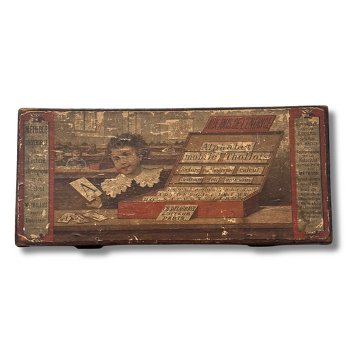 19th-century Alphabet Mobile Thollis Tin Letter Game