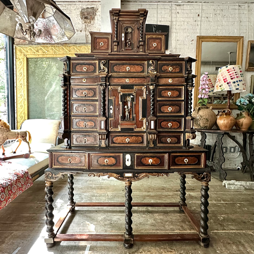 18th Century Ornate Decorative Italian Cabinet