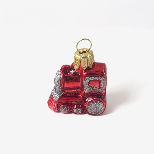 Mini Red Locomotive Ornament