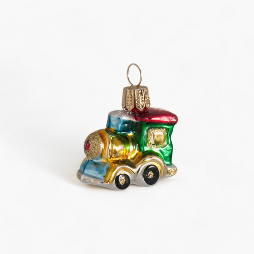 Mini Train Engine Ornament