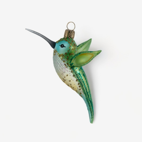 Clip-on Green Hummingbird Ornament