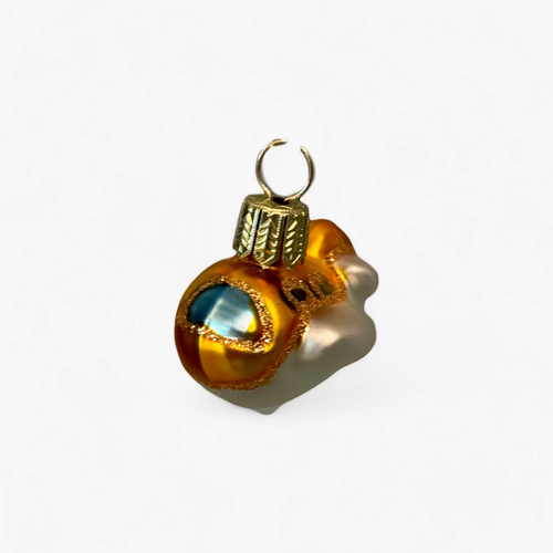 Mini Gold Airplane Ornament