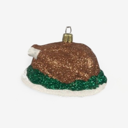 Glittering Turkey Ornament