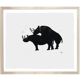 Rhinos humping