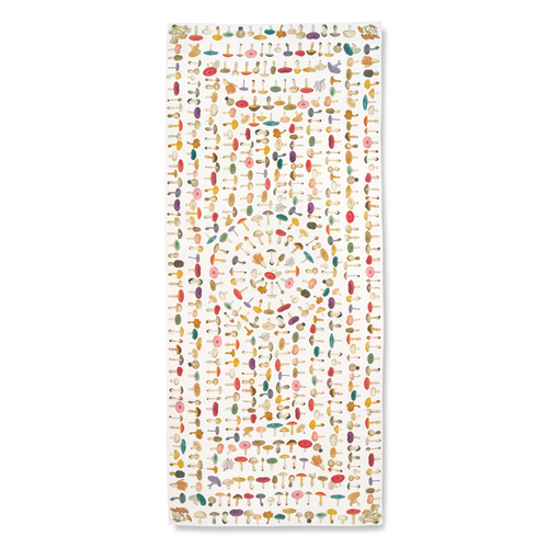 Summerill & Bishop x John Derian "Fungi" Tablecloth in White