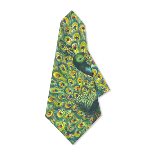Summerill & Bishop x John Derian "Peacock" Linen Napkin Set of 6