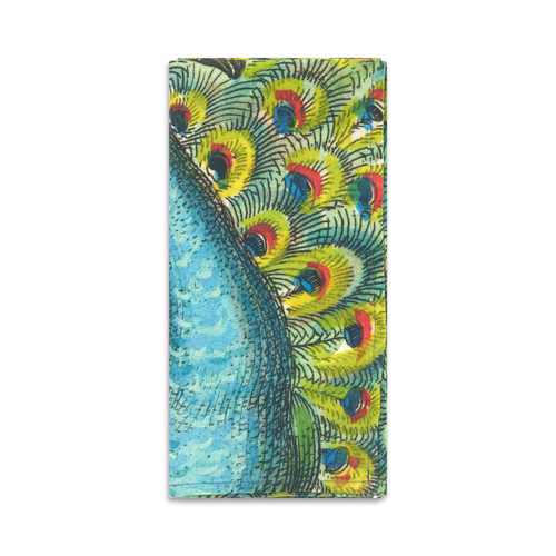 Summerill & Bishop x John Derian "Peacock" Linen Napkin Set of 6