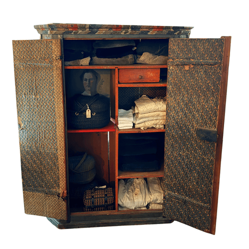 Early 19th-century Austrian Tyrolean Folk Art Cabinet