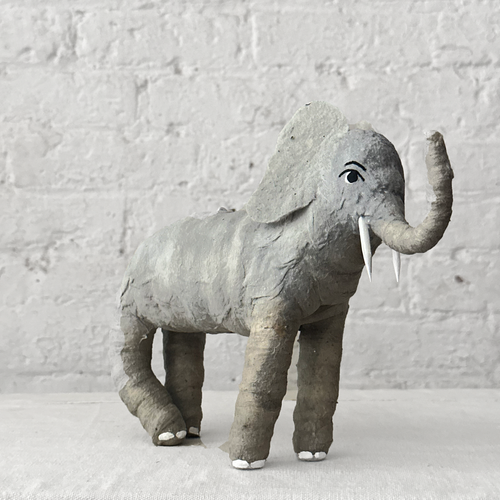 Large Cotton Elephant Ornament