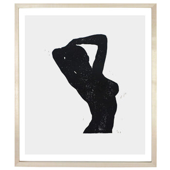 Arms Raised Nude Black