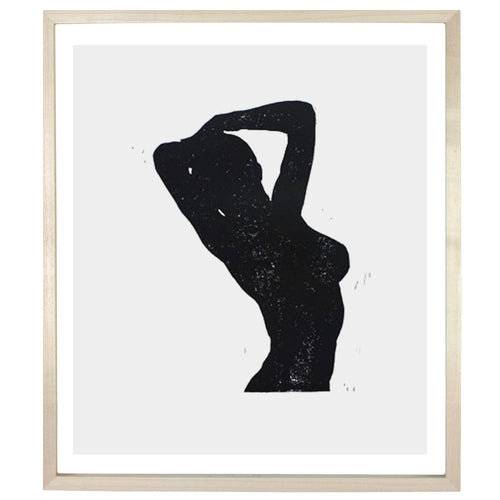 Arms Raised Nude Black