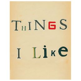 Things I Like (p 8)