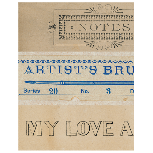 Notes / Artist's Brushes / My Love / Eiffel Tower (p 89)