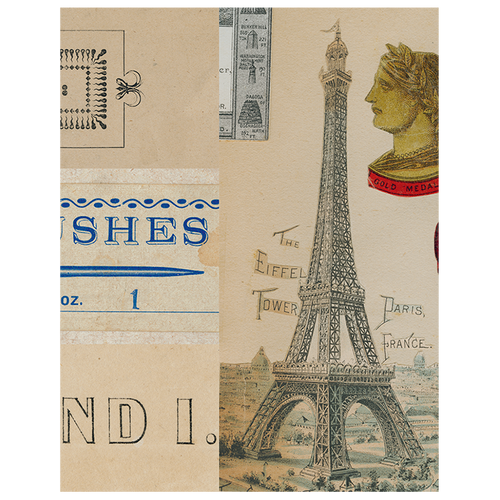 Notes / Artist's Brushes / My Love / Eiffel Tower (p 90)