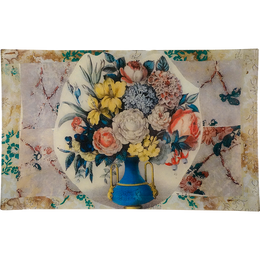 Blue Vase (Collage)