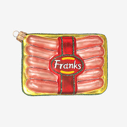 Package of Franks Hot Dogs Ornament