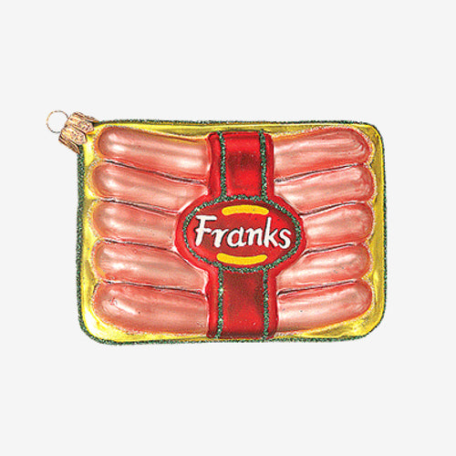 Package of Franks Hot Dogs Ornament