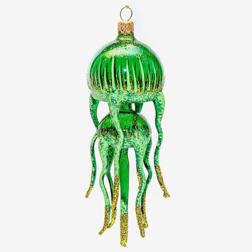Green Jellyfish Ornament