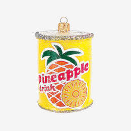 Pineapple Drink Can Ornament