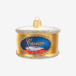 Caviar Can Ornament