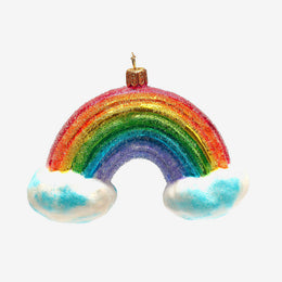 Frosted Rainbow Ornament