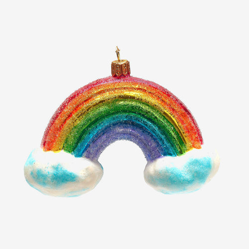 Frosted Rainbow Ornament