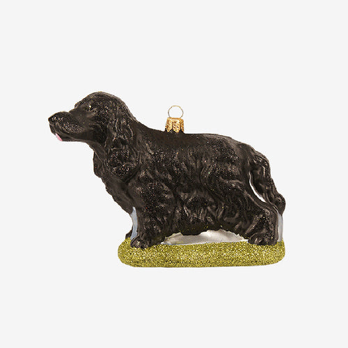 Black Cocker Spaniel Ornament