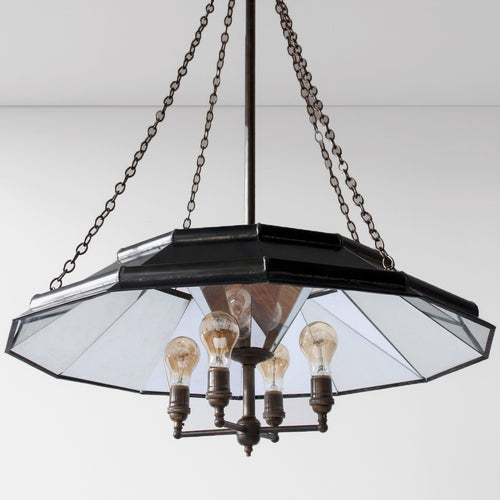 Robert Ogden Mirrored Chandeliers