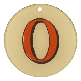 Red Letters - O