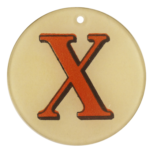 Red Letters - X