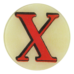 Red Letter X