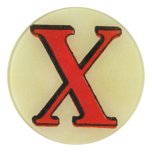 Red Letter X