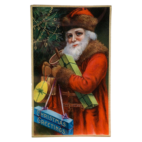 Fur-Caped Santa